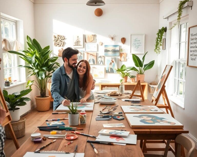 Why are creative workshops great for couples?