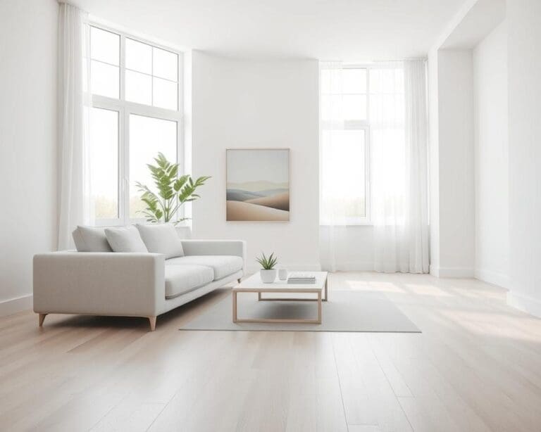 Why are minimalist interiors popular in modern homes?