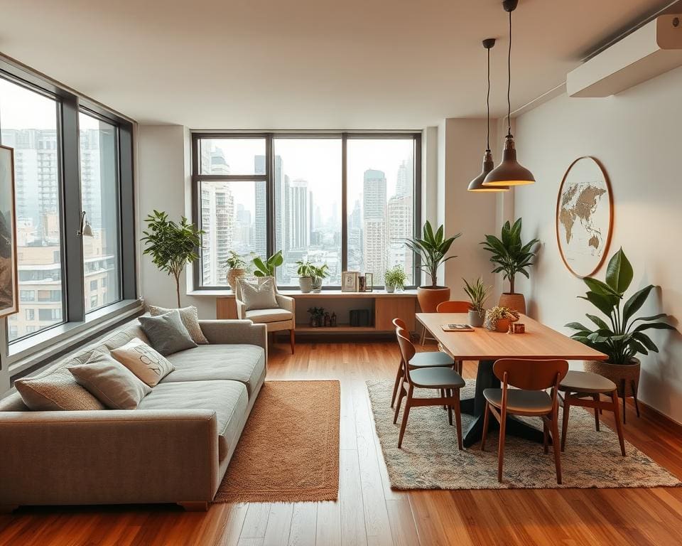 Why are multifunctional spaces essential in urban homes?