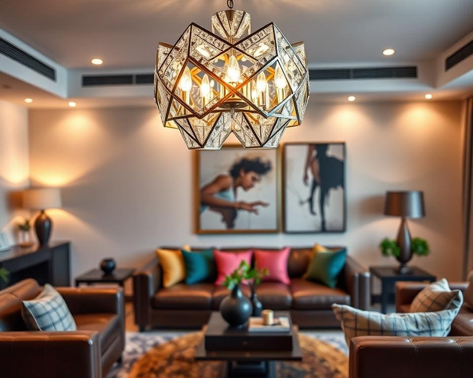 Why are statement lighting fixtures a focal point?
