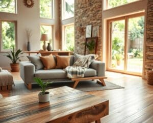 Why are sustainable materials popular in home design?