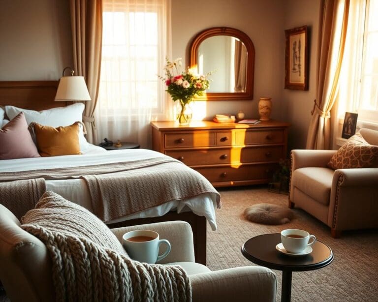 How can you create a cozy guest room?