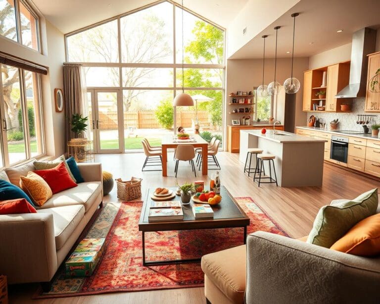 How can you design a family-friendly home?