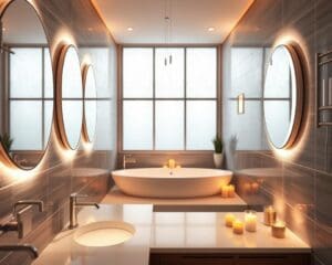 How can you improve bathroom lighting?