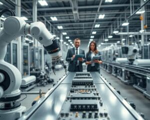 How do robotics improve efficiency in manufacturing?