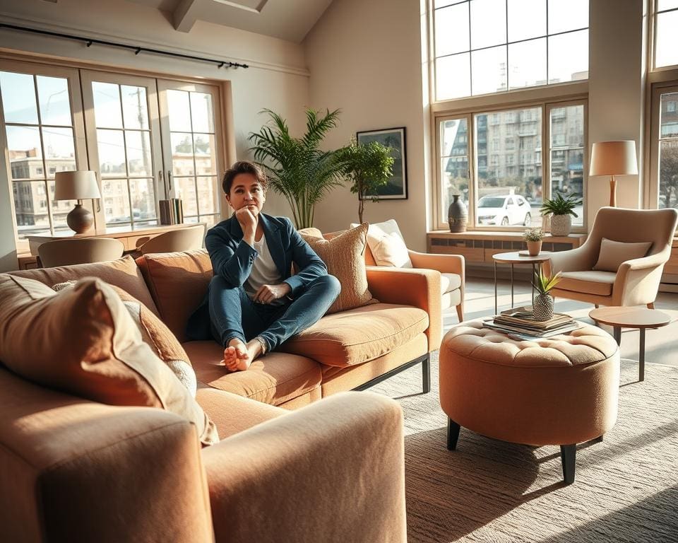 How do you choose comfortable living room furniture?