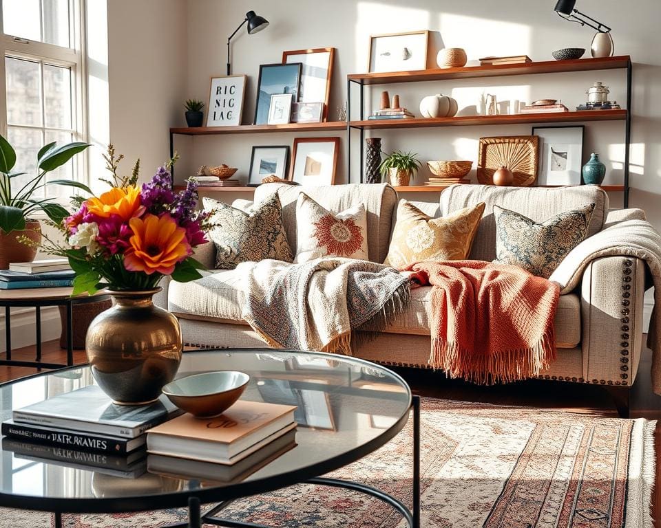 How do you decorate with home accessories?