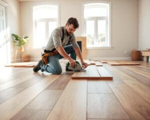 How do you install laminate flooring?
