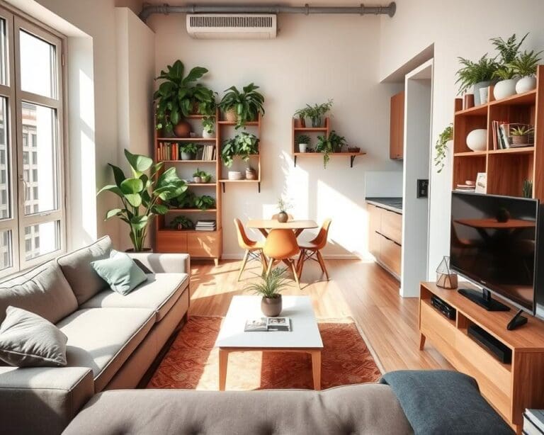 How do you maximize space in a small apartment?