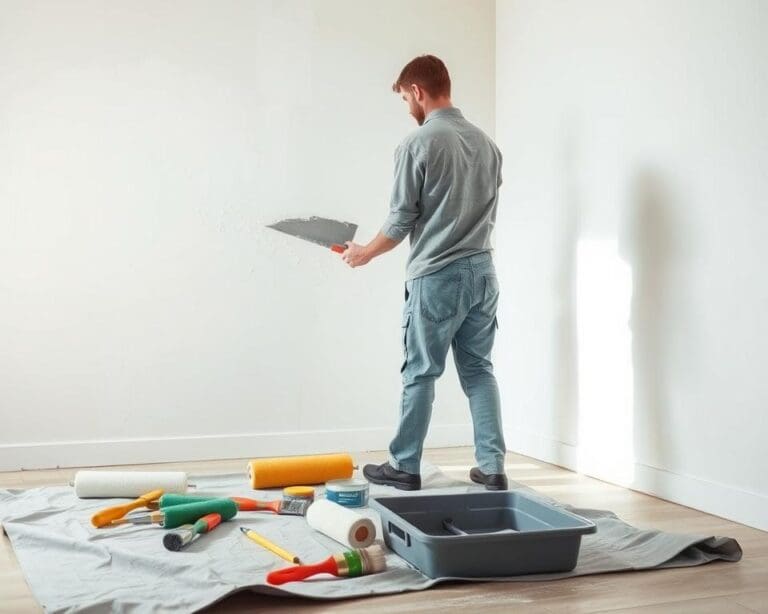 How do you prepare walls for painting?