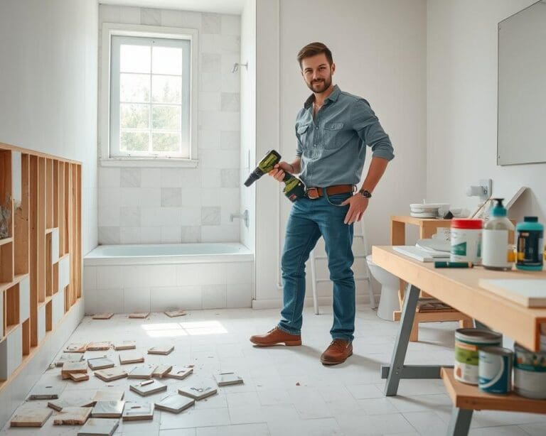 How do you renovate a bathroom step by step?