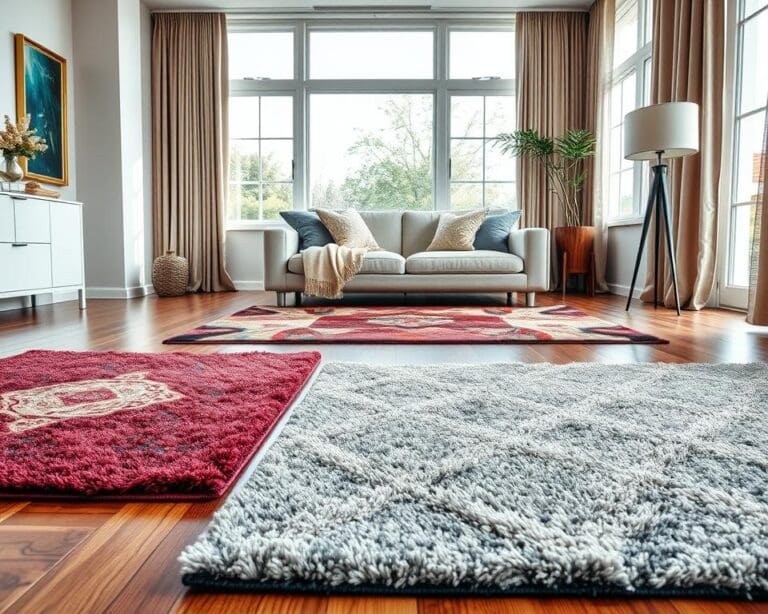 How do you select the right rugs for your living room?