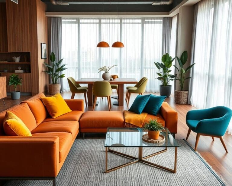 What are modern interior color trends?