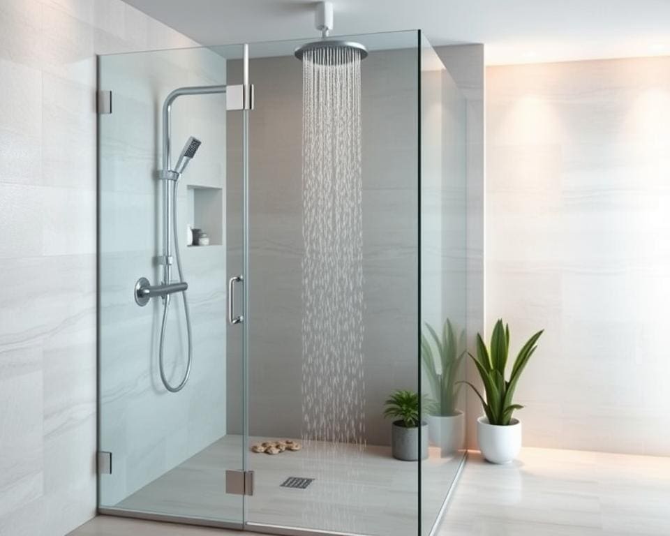 What are the benefits of walk-in showers?
