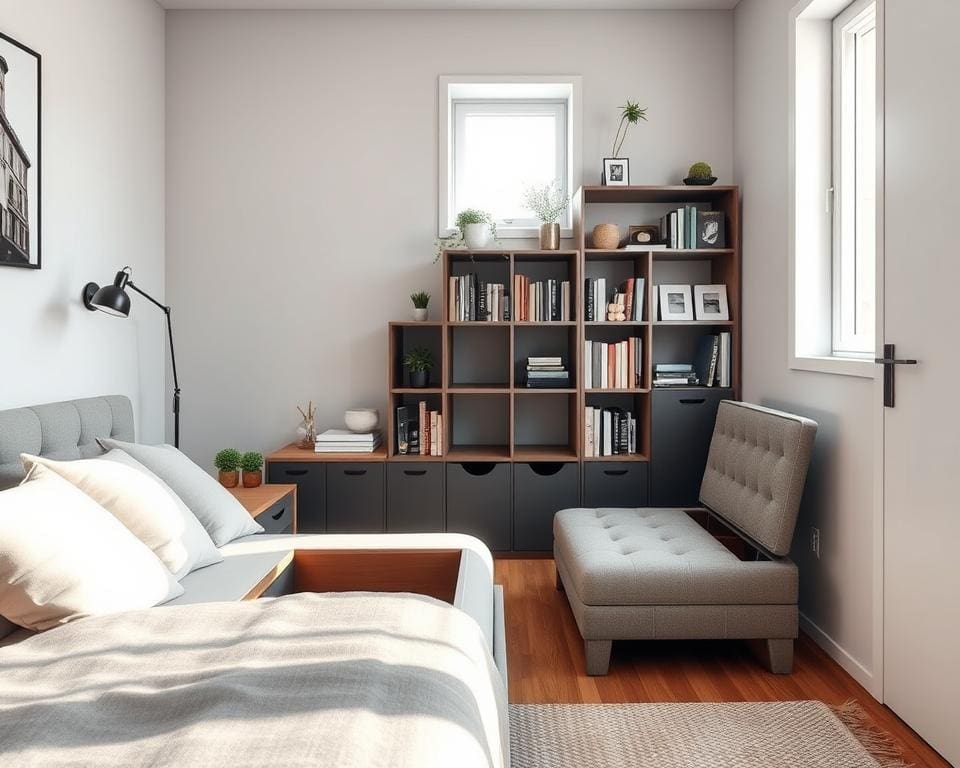 What are the best storage ideas for small bedrooms?
