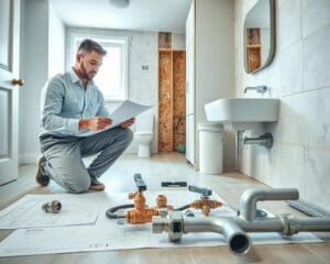 What should you consider when installing new plumbing?