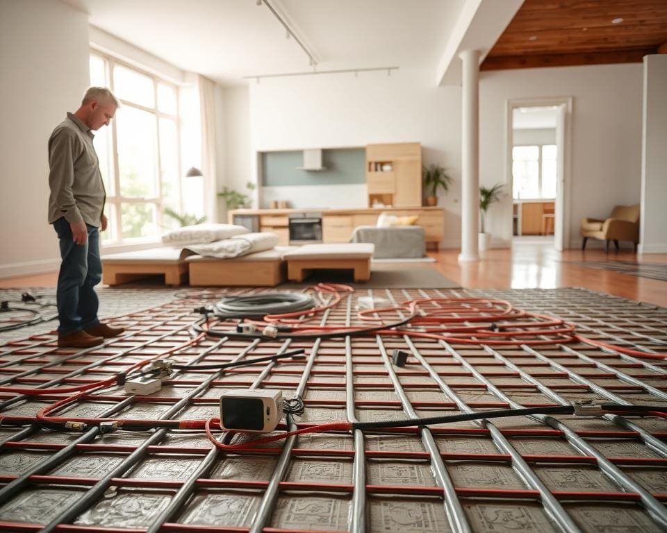 What should you consider when installing underfloor heating?