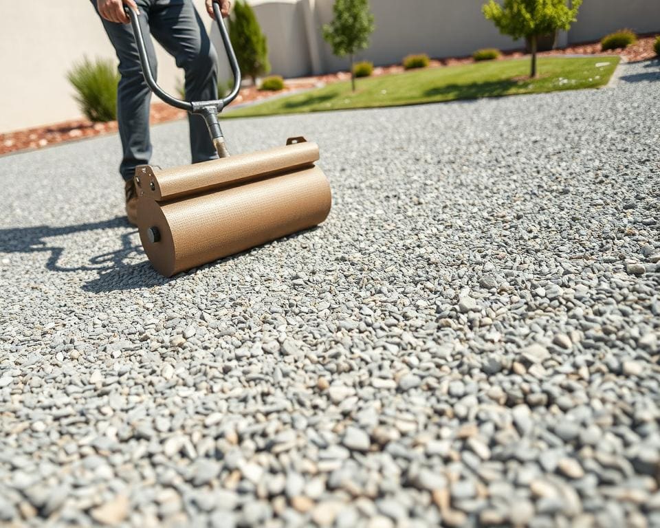 stabilise loose gravel surfaces