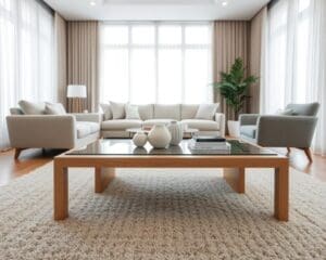 modern living room coffee table