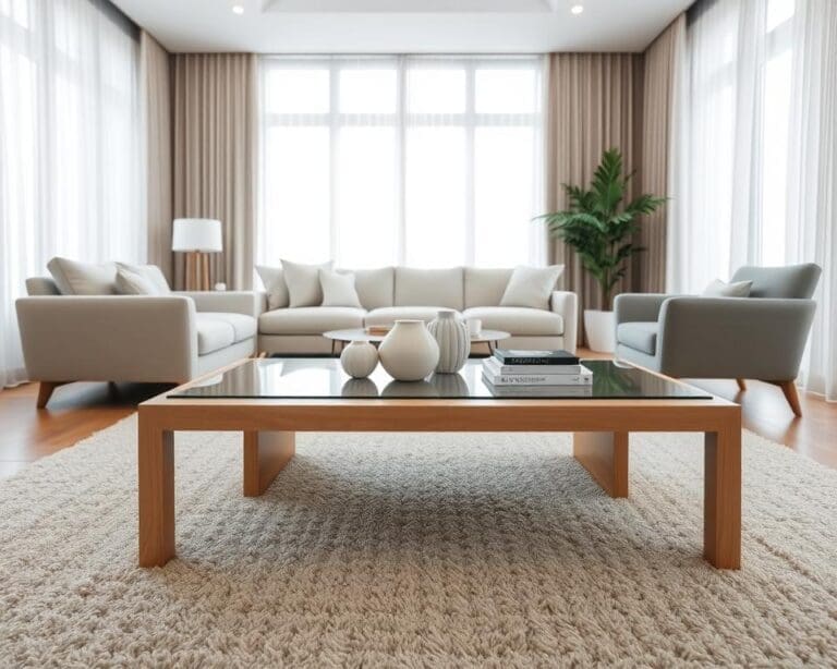 modern living room coffee table