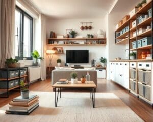 small apartment organisation