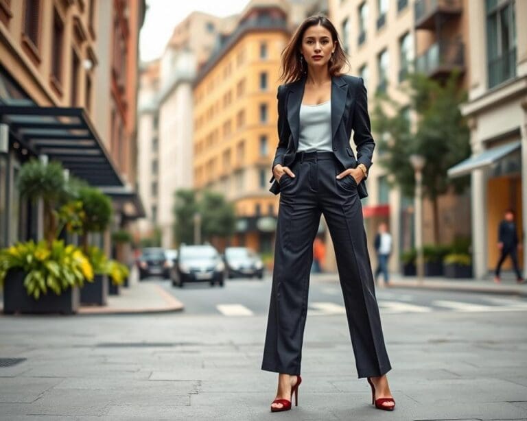 wide-leg trousers